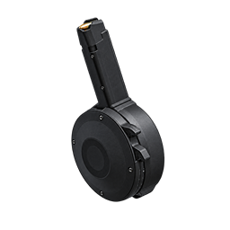 50 rounds drum magazine 9x19 mm